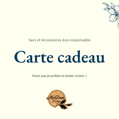 Carte Cadeau à offrir