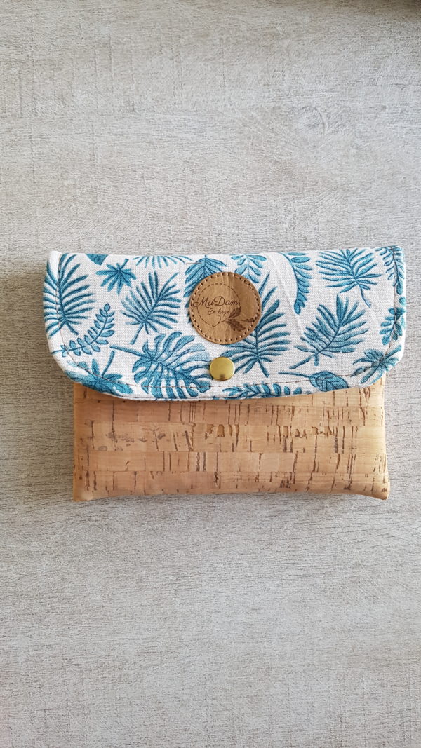 portemonnaie liège coton tropical