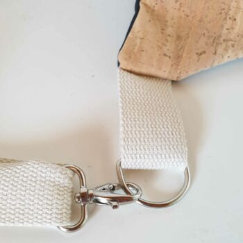 Sac banane en liège noir