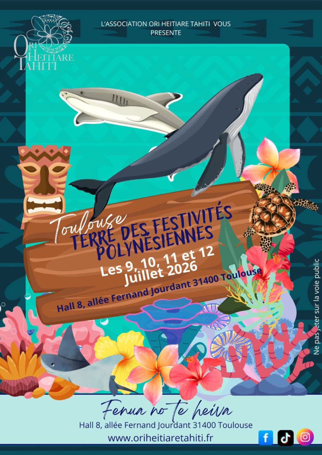 Affiche Festival Polynésien Toulouse Ori Heitiare Tahiti 2026