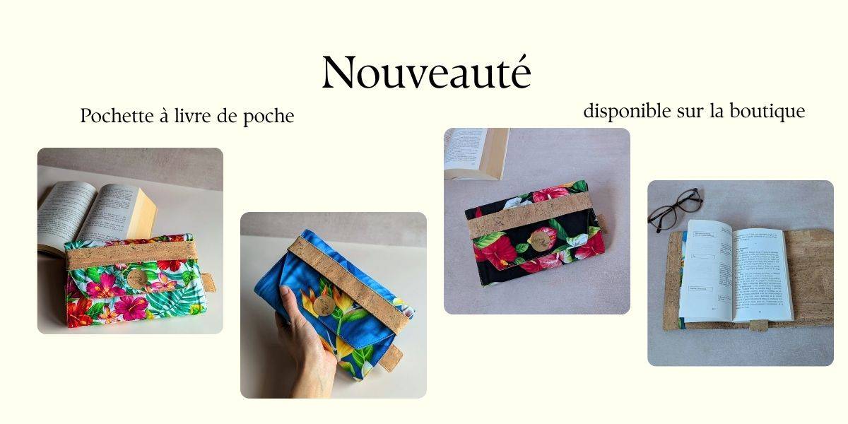 pochette à livre de poche